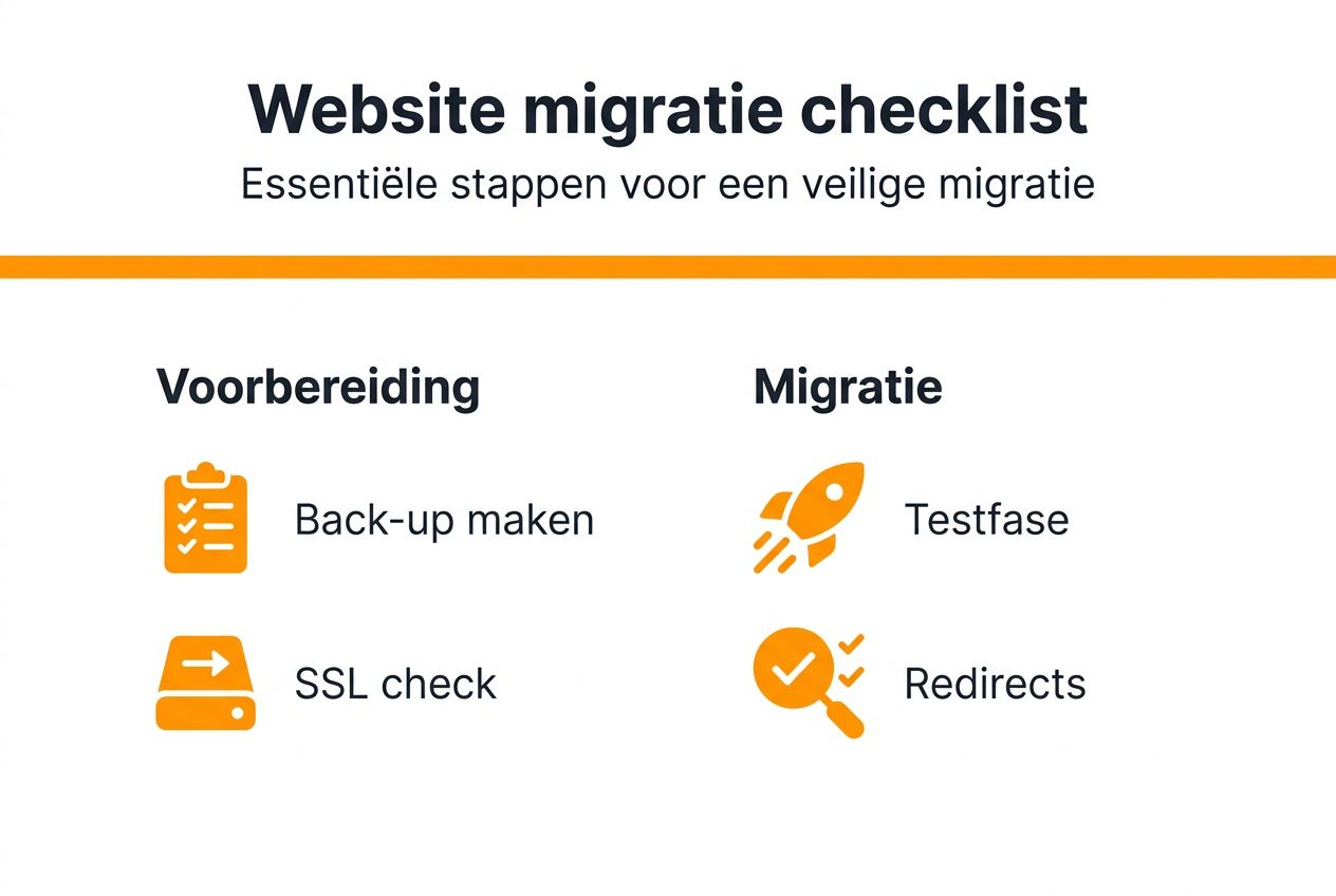 Infographic: een handige checklist voor je website migratie