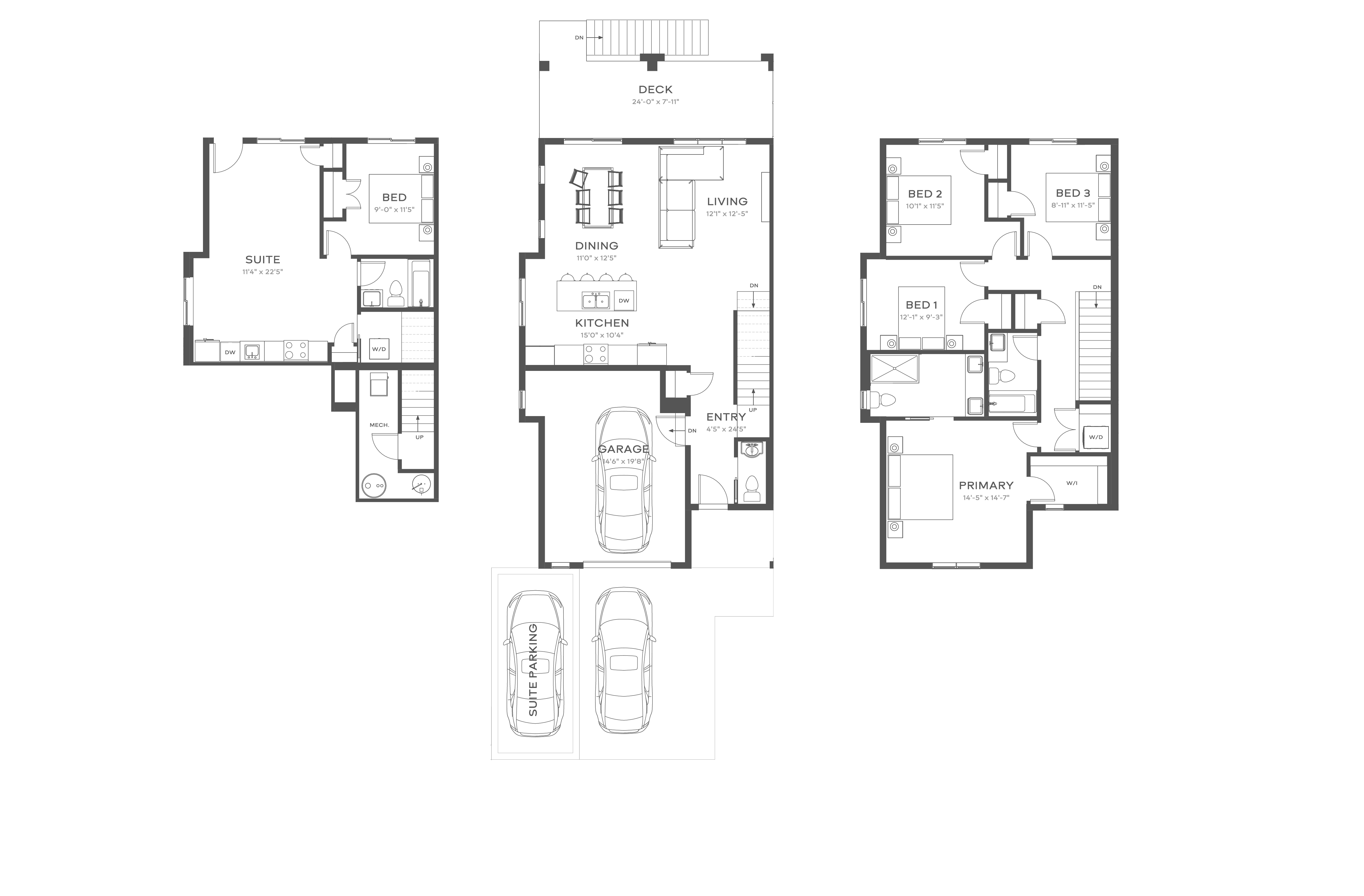 Executive Townhome End Unit B3