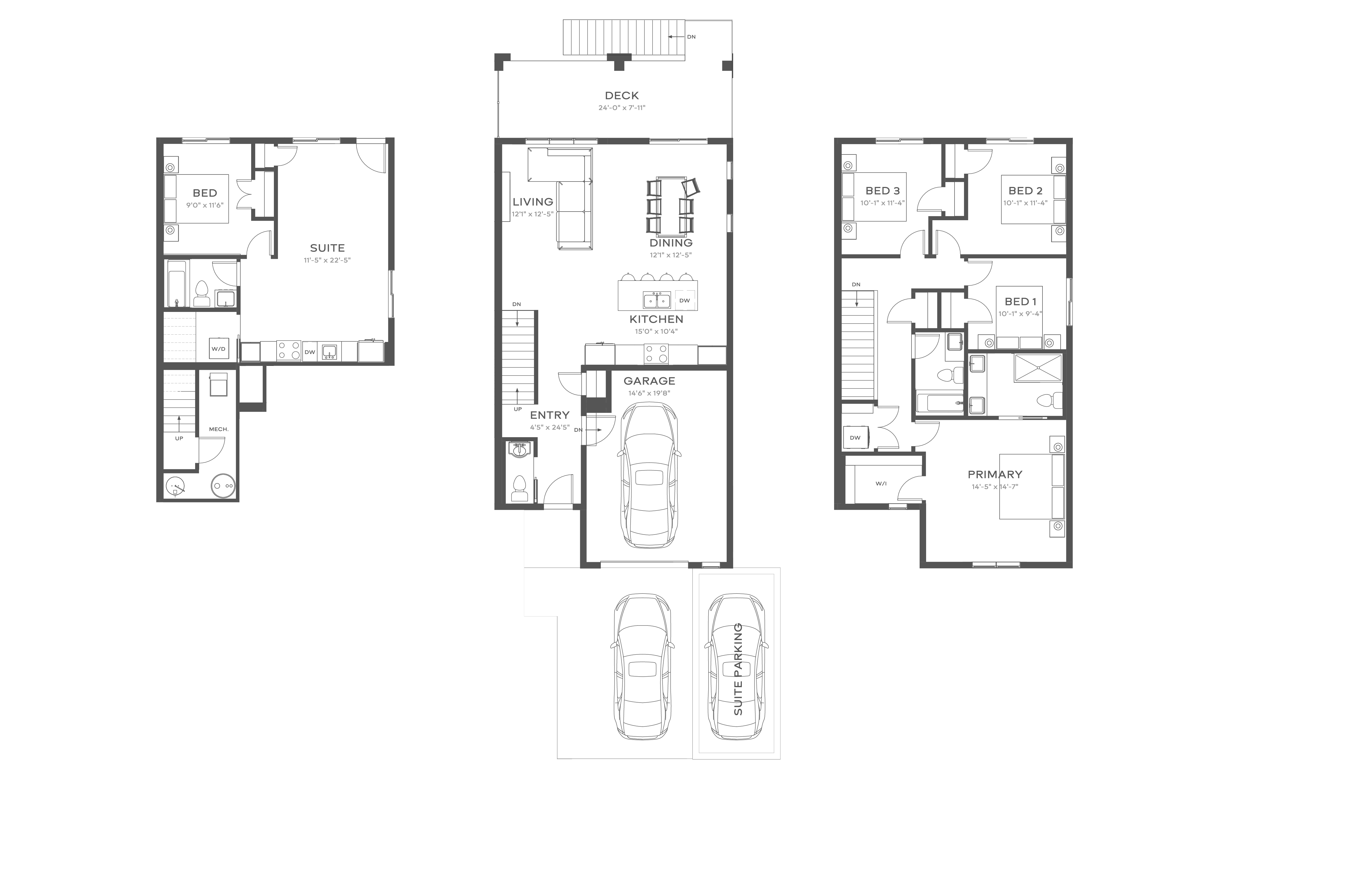 Executive Townhome End Unit B2