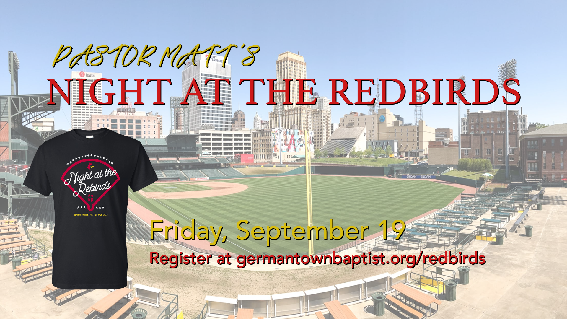 Pastor Matt's Night at the Redbirds