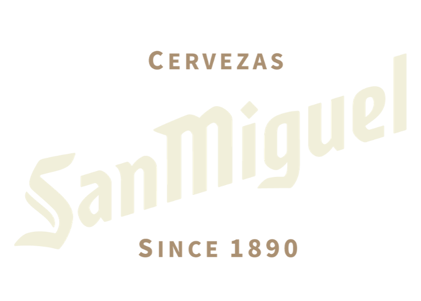 Cervezas San Miguel since 1890 (logo)