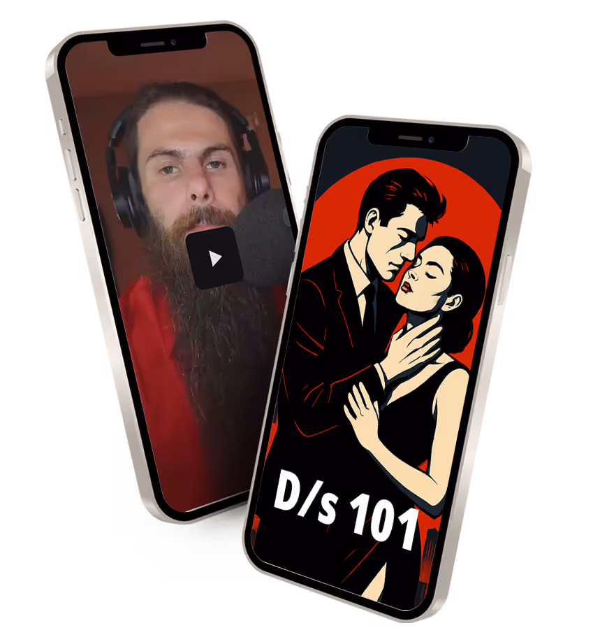 Phone with free D/s training  video