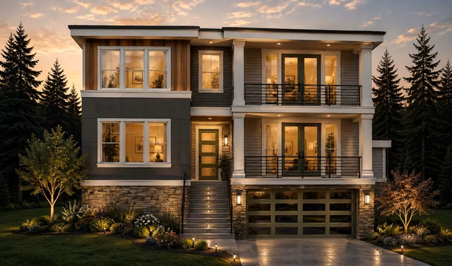 Exterior design preview of plan 3863-A by Home Plans NW