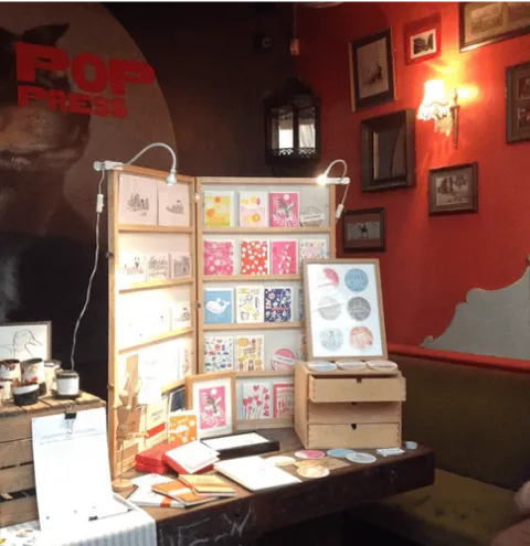 Pop Press' stall at the Dogstar in Brixton