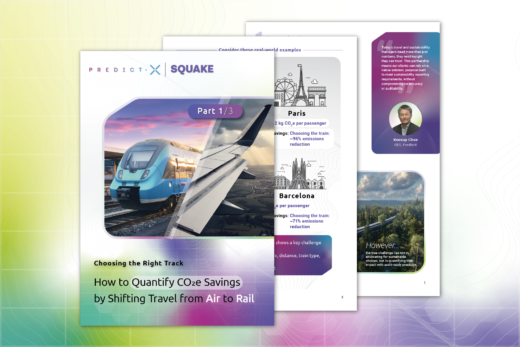 Part 1/3: Unlocking 90% CO₂e Savings by Quantifying Modal Shift from Air-to-Rail