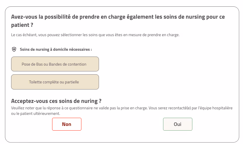 Illustration validation demande soins