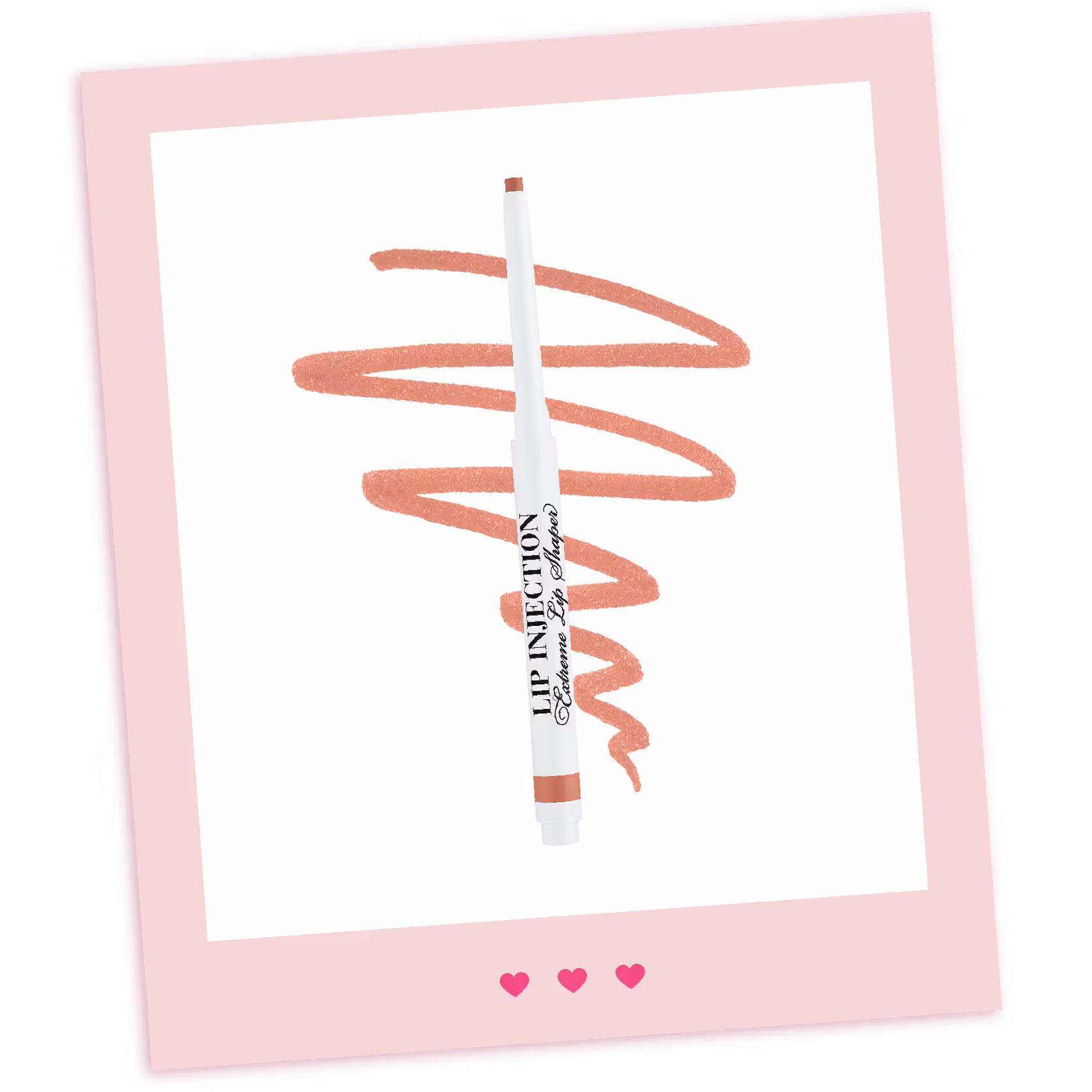 Polaroid of lip liner