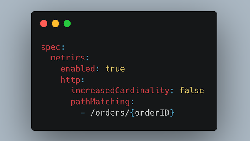 Optimizing Dapr HTTP metrics with path matching