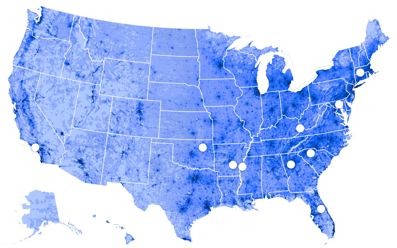 Map of United States