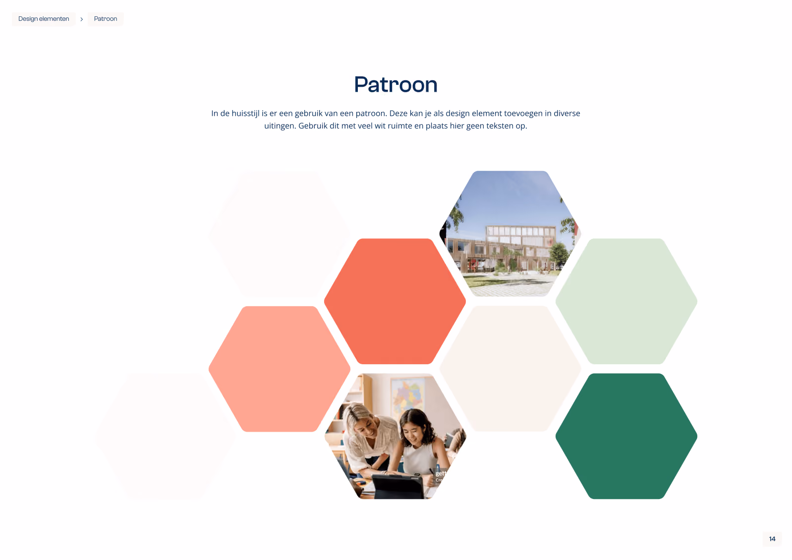 De vormen van mycollege, ontwerpen door Studio Flabbergasted