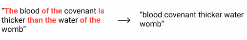 NLP stop words