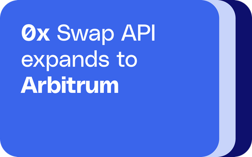 0x Swap API expands to Arbitrum