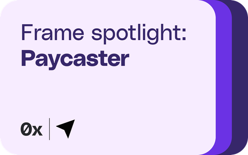 Frame spotlight: Paycaster