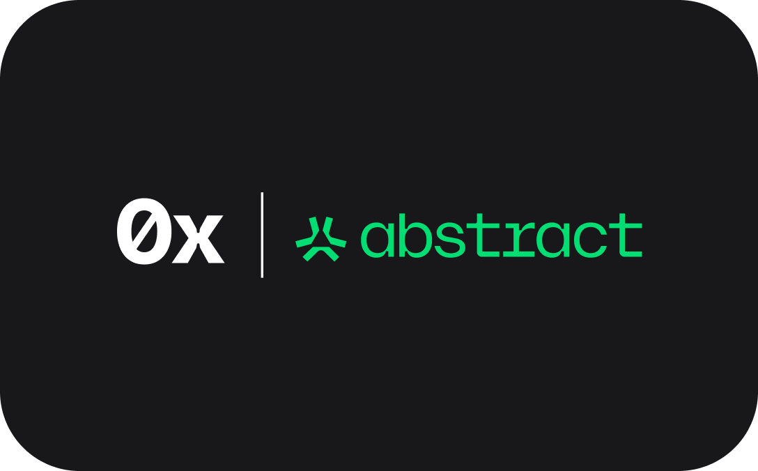Abstract partners with 0x to power DEX trading
