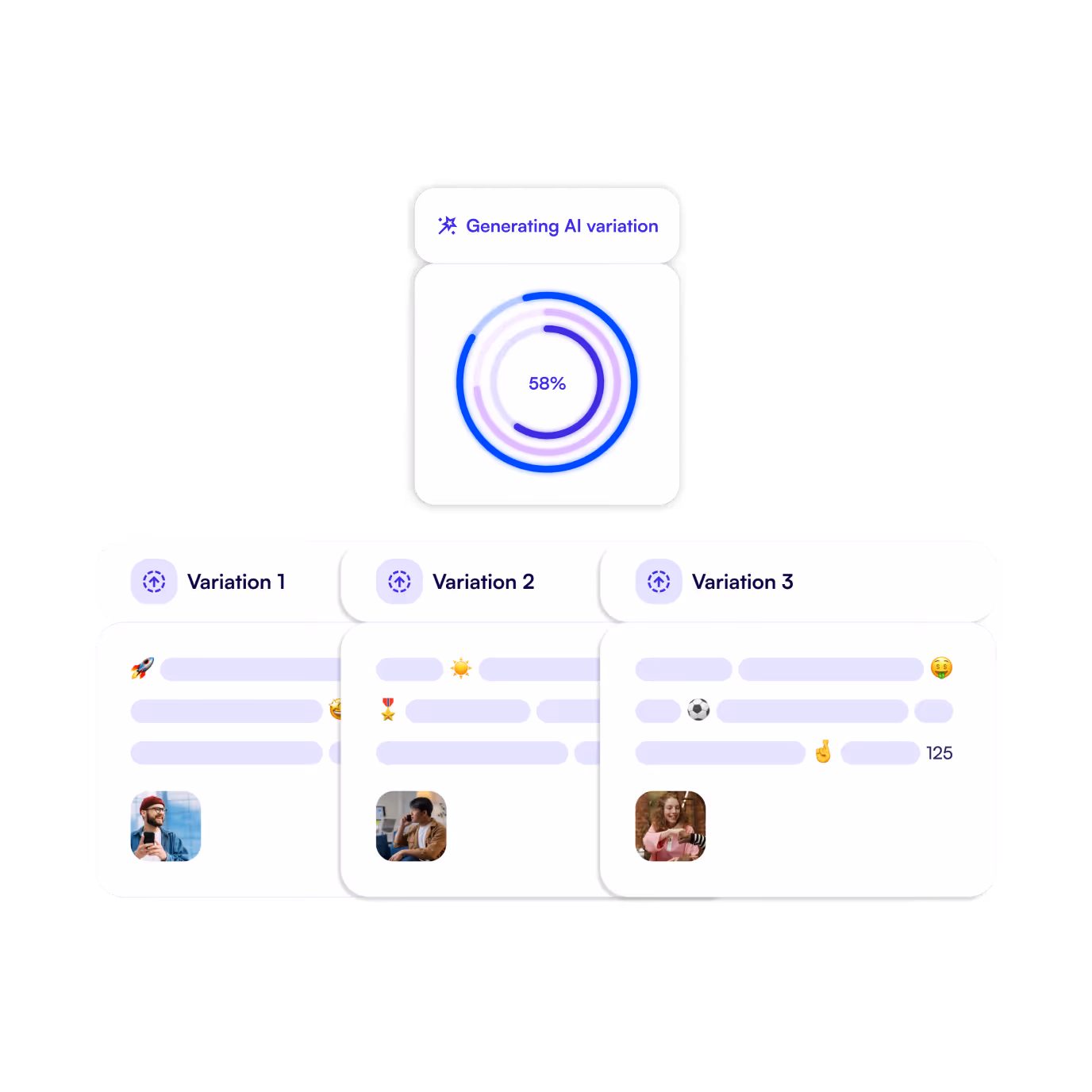 Create post variations with AI.
