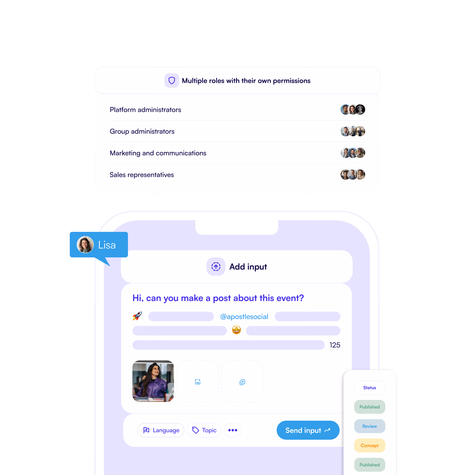 Generate variations of a post.