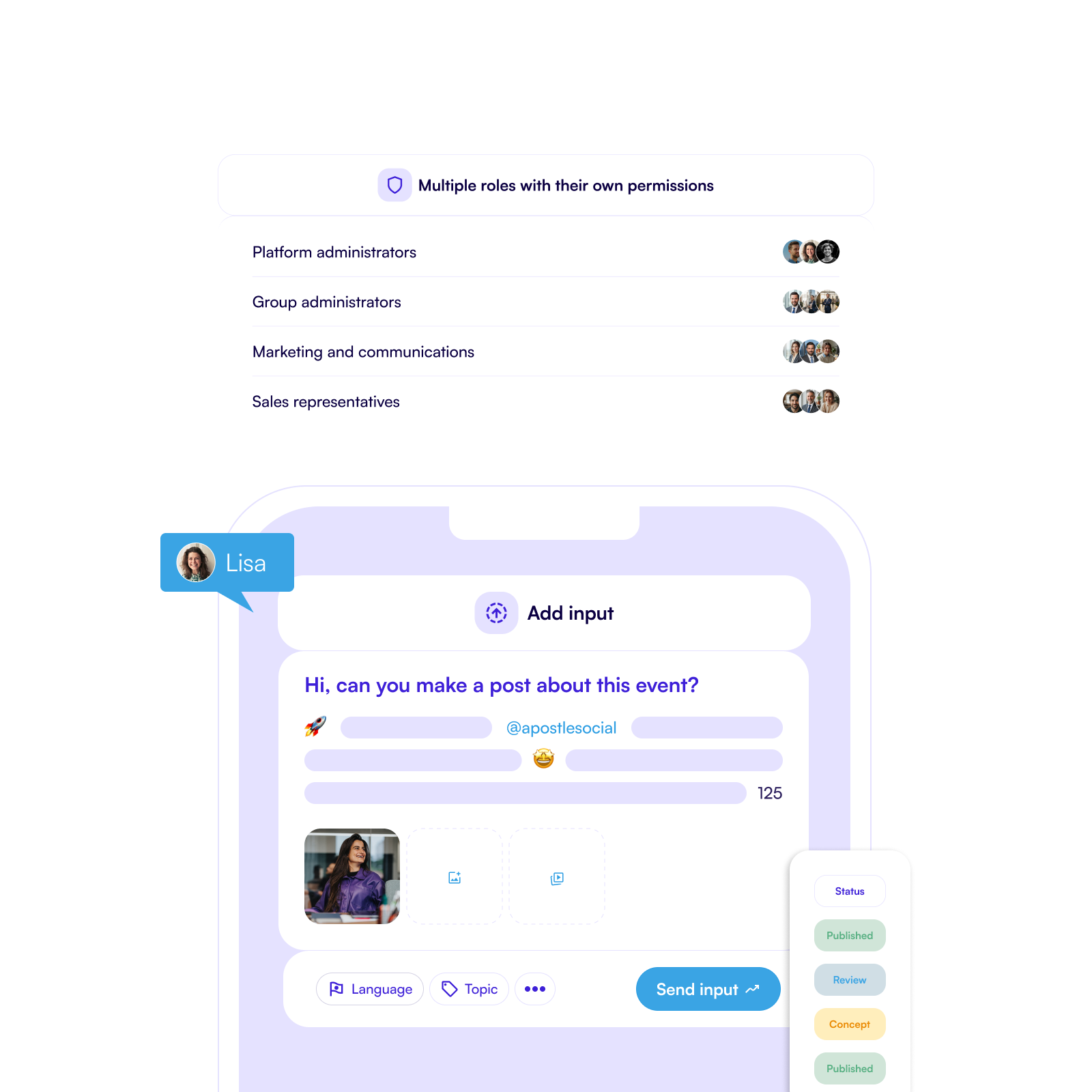Generate variations of a post.