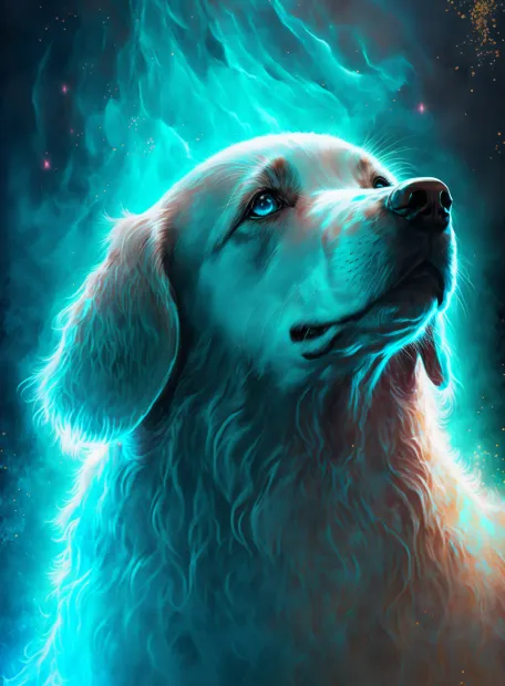 Liquid Otherworldly Dog