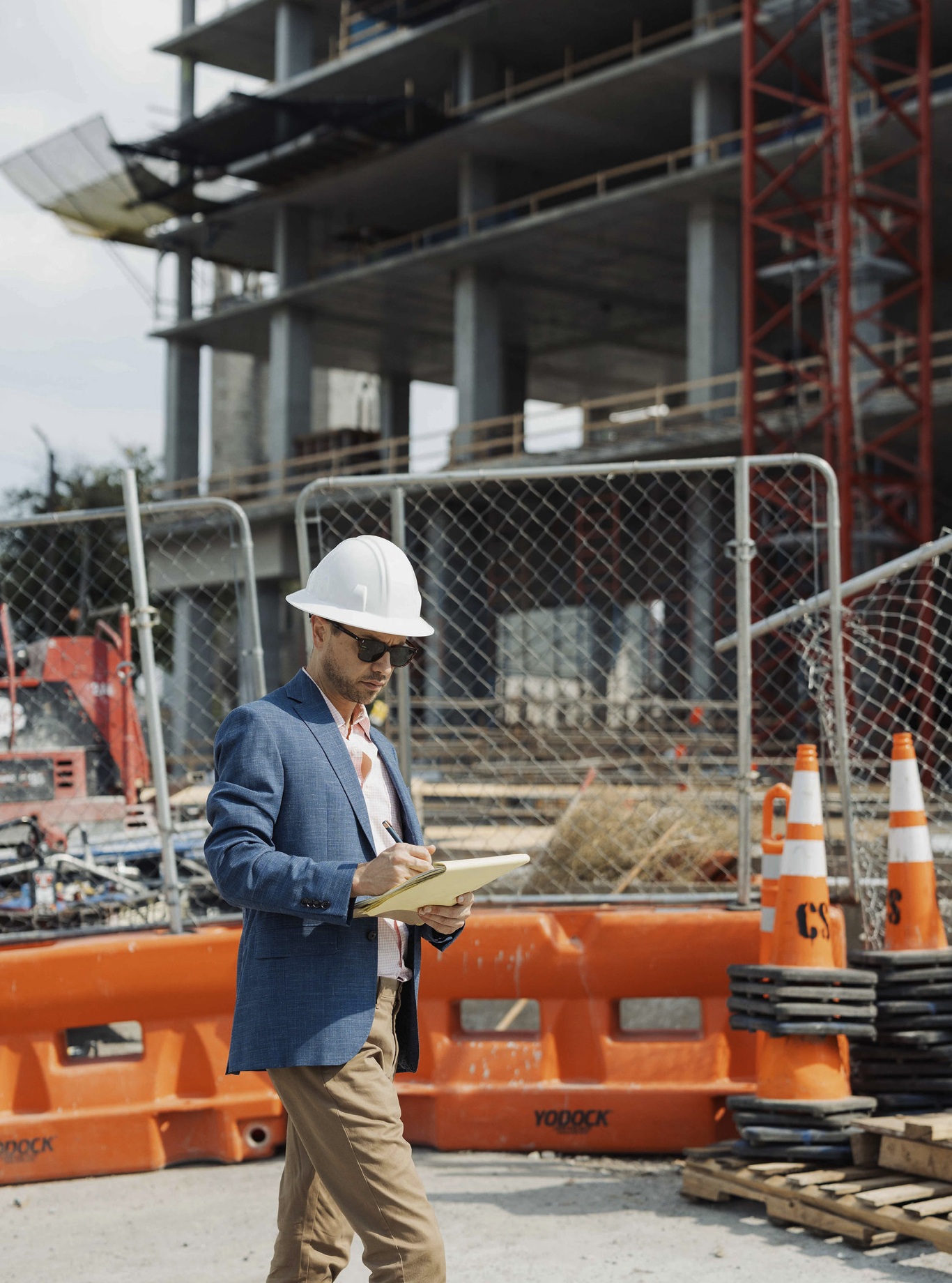 Andreas Mueller on-site at a Nashville construction site — operator-led real estate