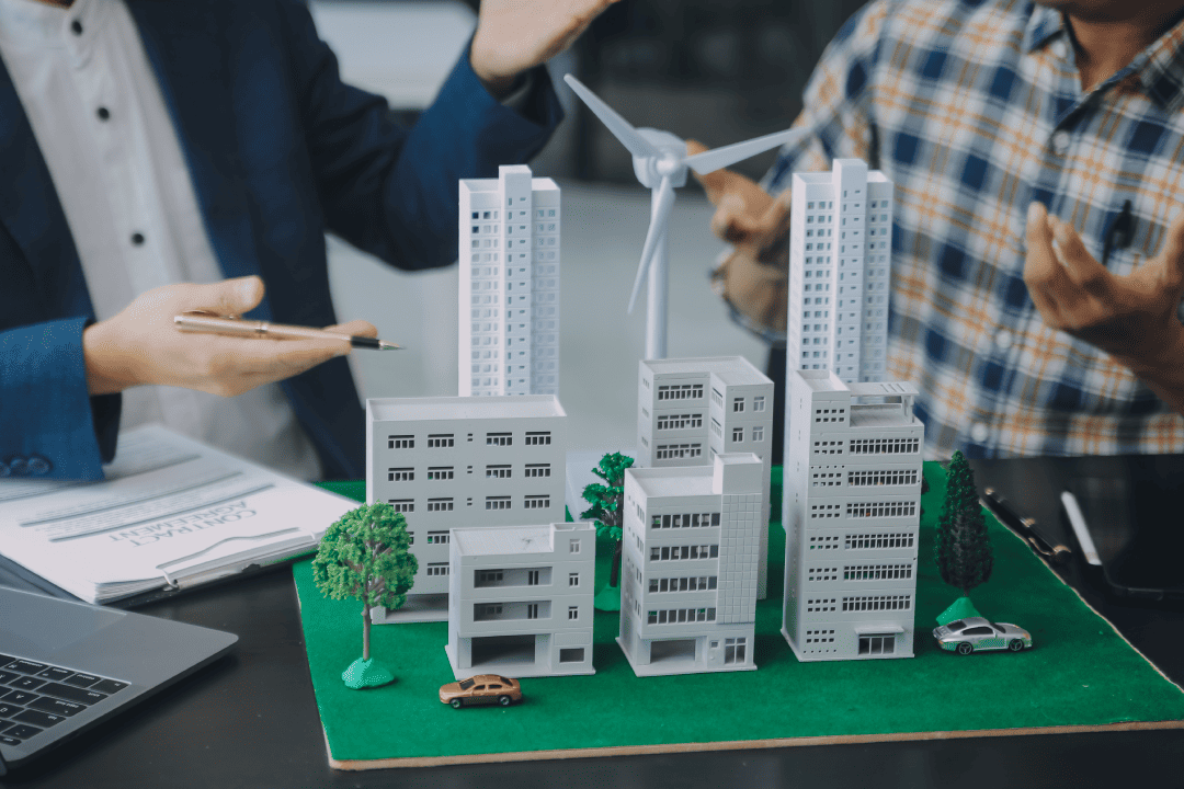 Snapshot of a generic geometry 3D model with relevant data as correct thickness in wall assemblies and wall type tag.