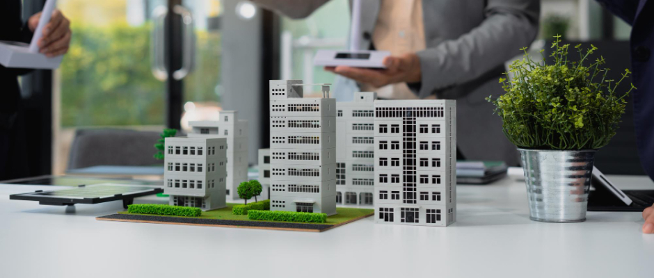 Snapshot of a detailed 3D model showing precise dimensions, constructability and relevant data attach to geometry, such as guarantee, manuals, etc.