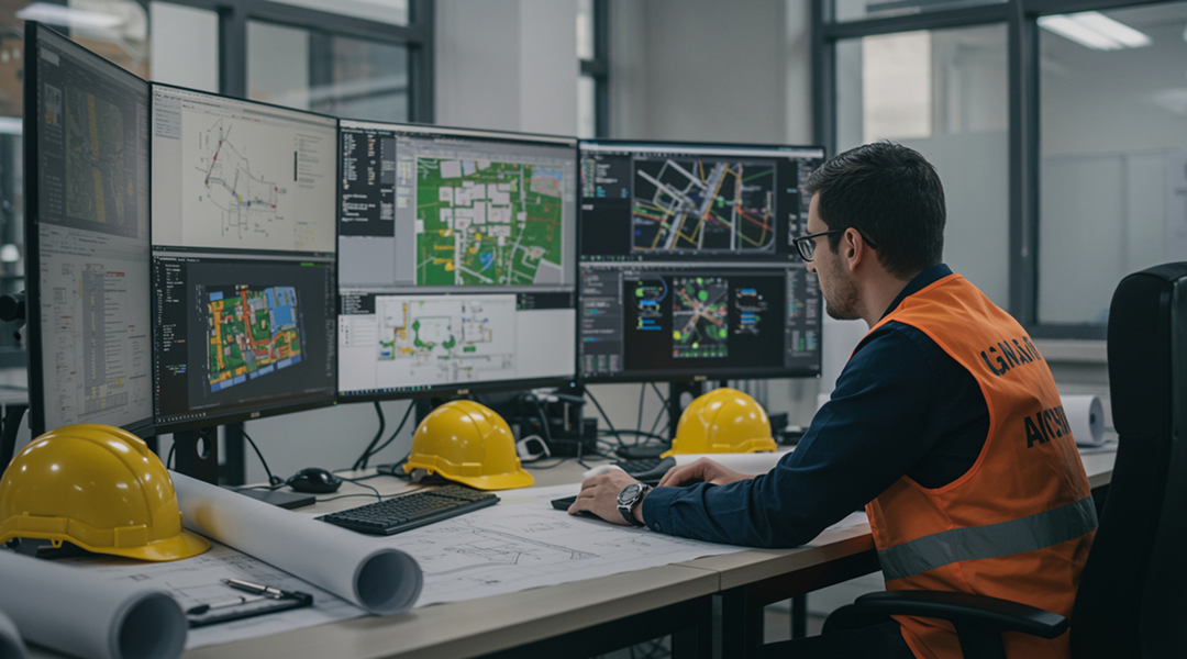 Snapshot of a generic geometry 3D model with relevant data as correct thickness in wall assemblies and wall type tag.
