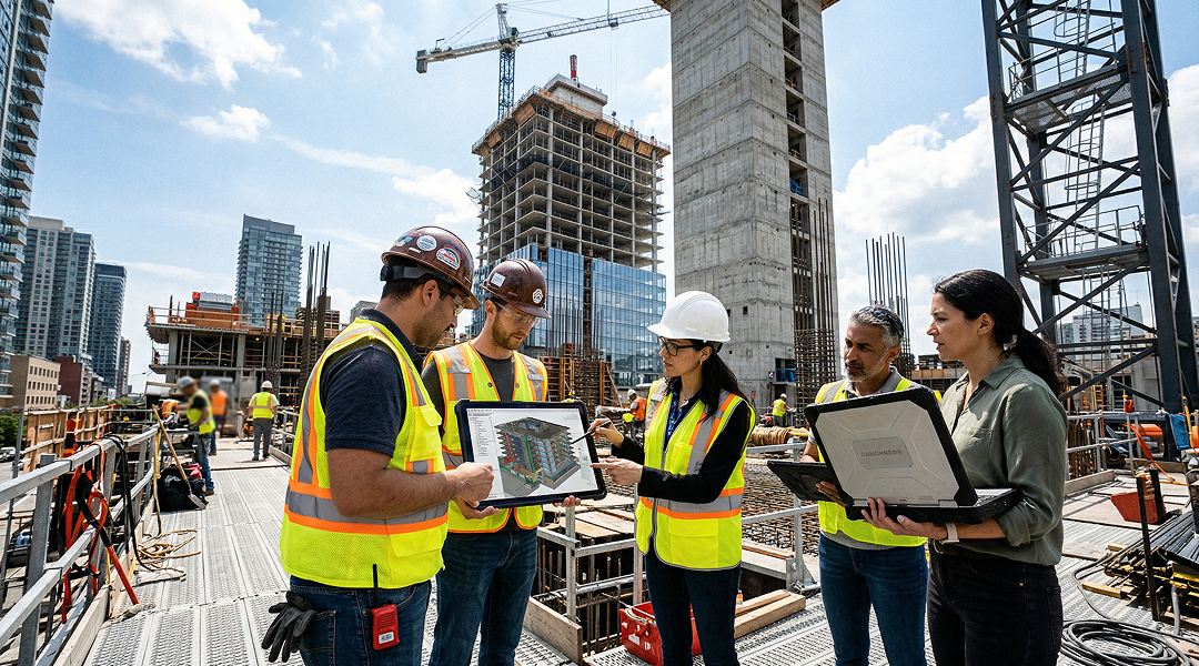 Snapshot of a generic geometry 3D model with relevant data as correct thickness in wall assemblies and wall type tag.