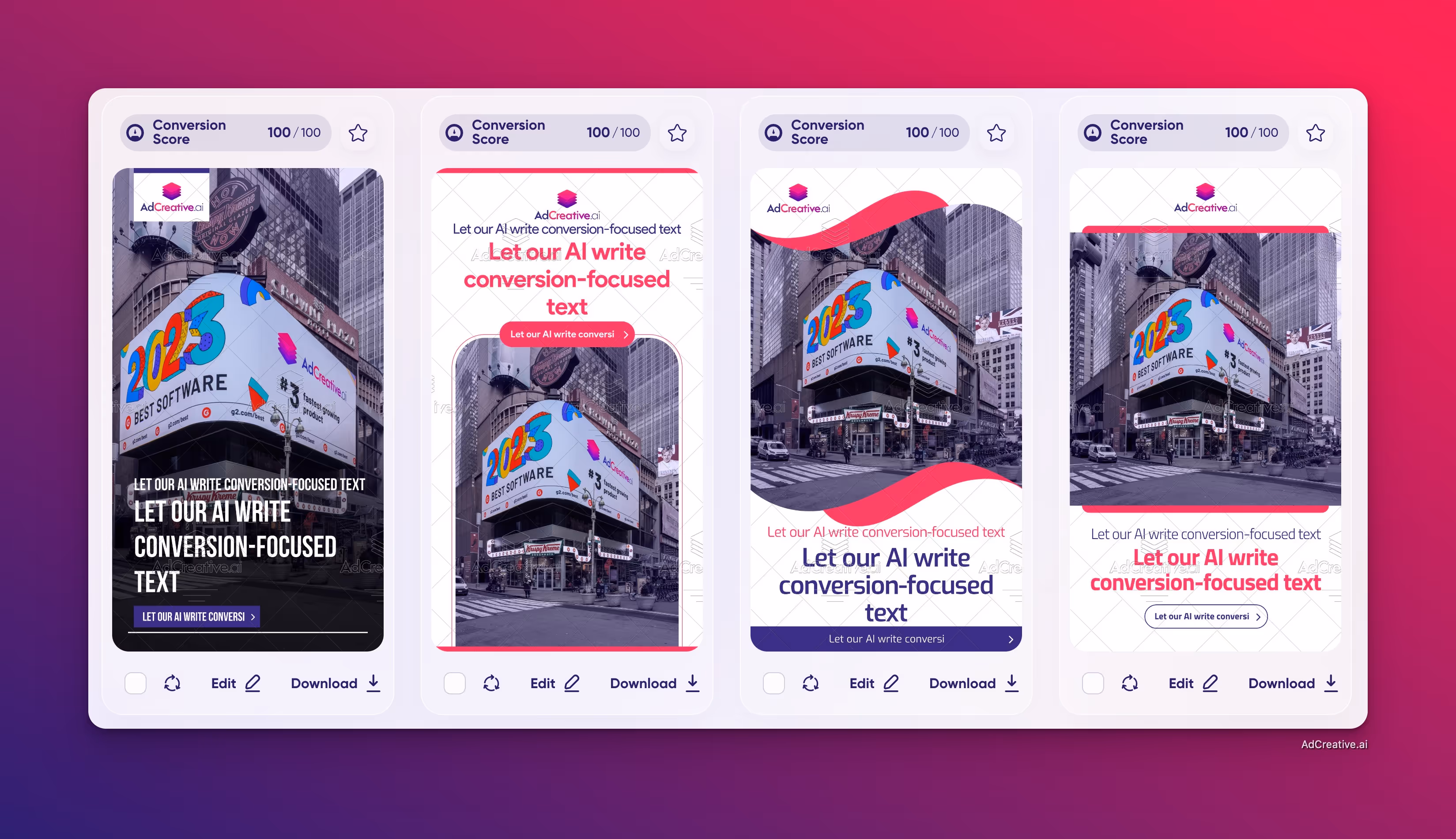 Werbetexte in Sekundenschnelle - AdCreative.ai