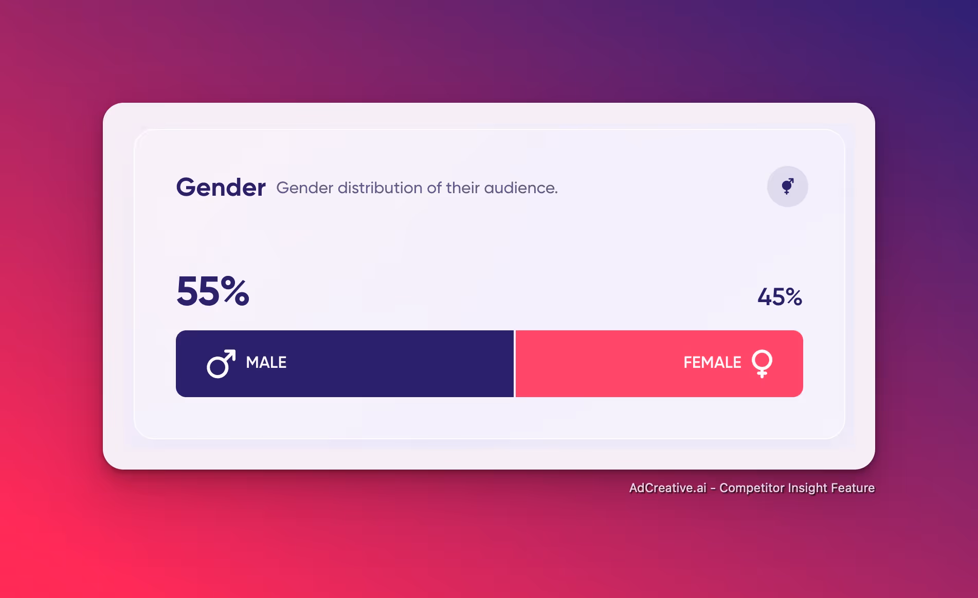 Demographic Insights AdCreative.ai Competitor Insights