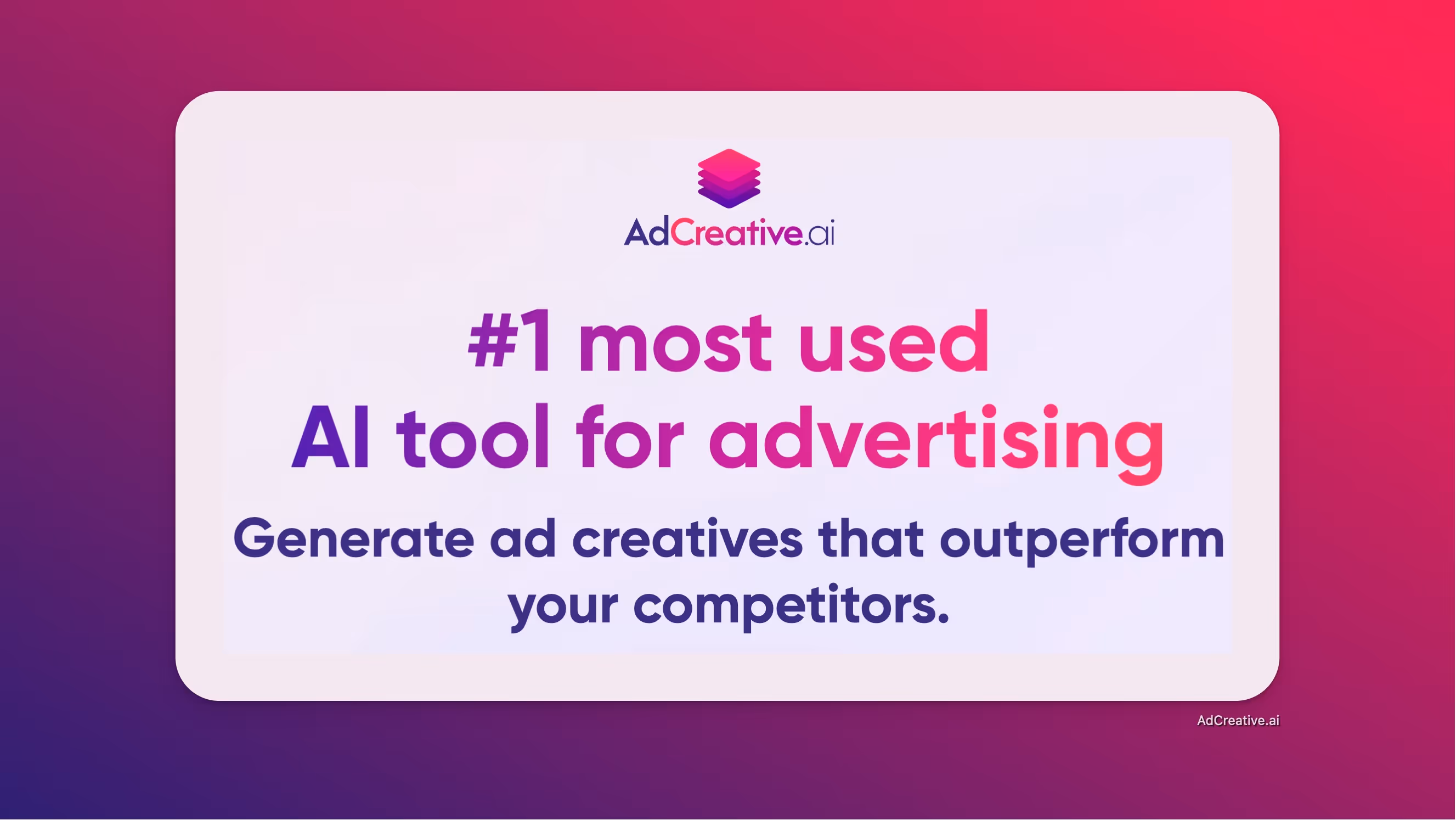 AdCreative.ai: Reklam için 1 Numara AI Aracı