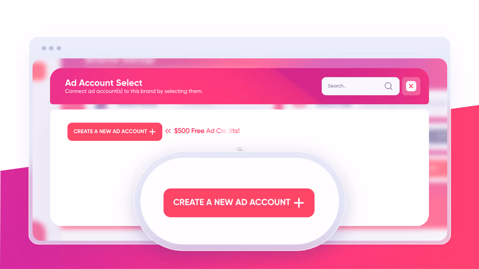 Reklam hesabınızı oluşturmak için "YENİ BİR REKLAM HESABI OLUŞTUR" düğmesini kullanın.