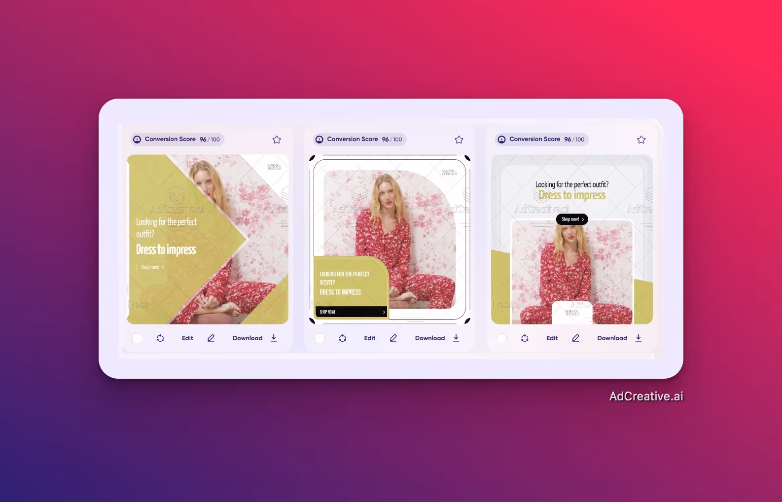 Créatif M&S - AdCreative.ai