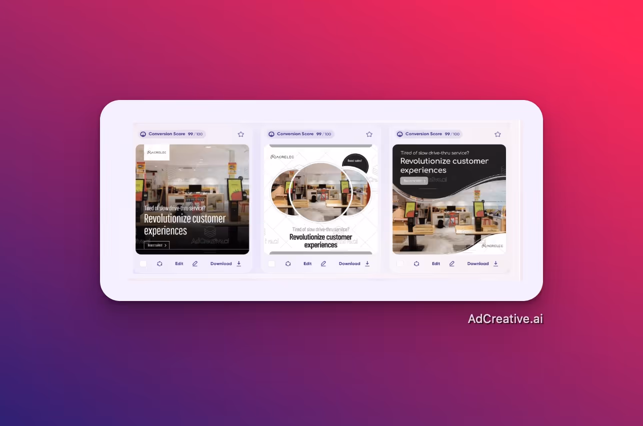 Créatifs Acreclec - Ad Creative.ai