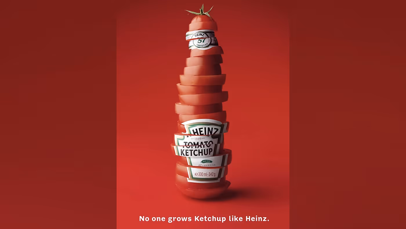 Heinz ketçap için özel reklam