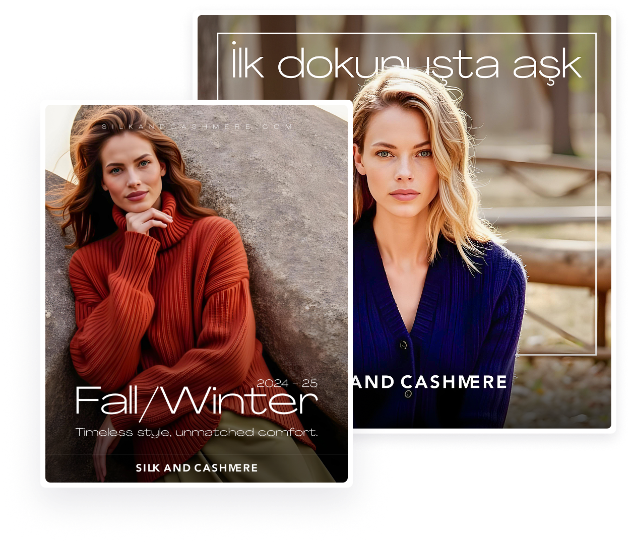 Silk and Cashmere Fashion Photoshoots Generated By AI