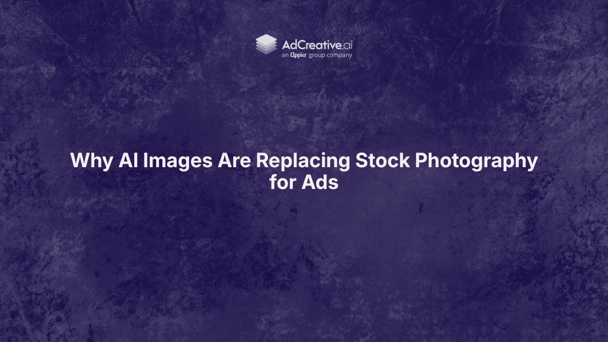Learn why AI images are replacing stock photography in paid advertising and how marketers use AI visuals to create faster, more scalable, high-performing ad creatives.