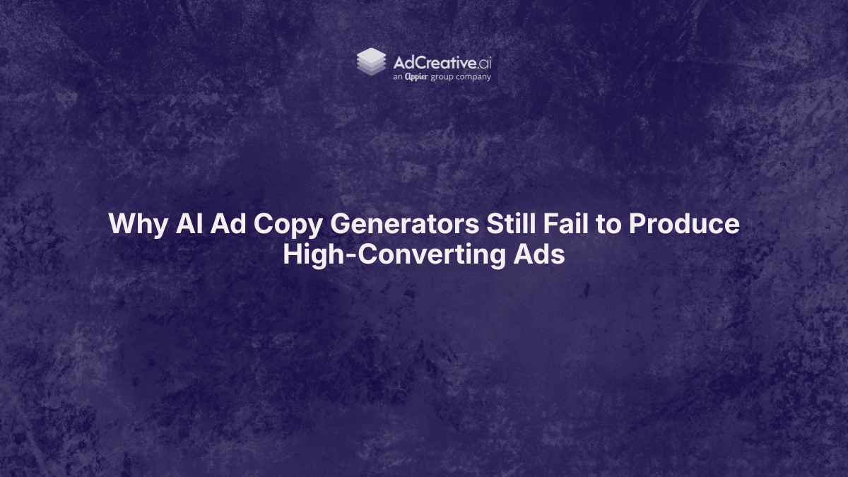 Discover why most AI ad copy generators fail to create high-converting ads and what marketers need to generate persuasive ad copy that actually performs.