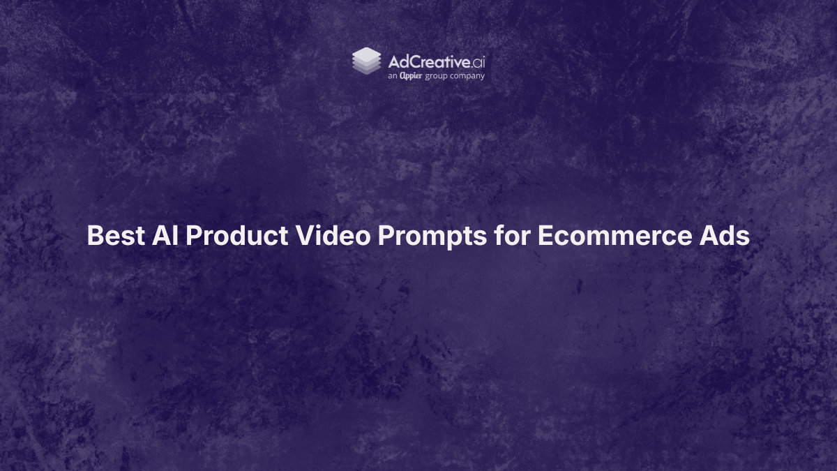 Discover the best AI product video prompts for ecommerce ads. Learn prompt frameworks that help brands generate higher-converting product videos with AI.