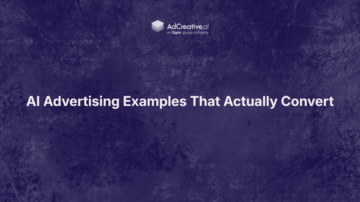 Explore proven AI advertising examples that drive conversions. Learn which ad formats perform best and how marketers use AI to scale creative testing.