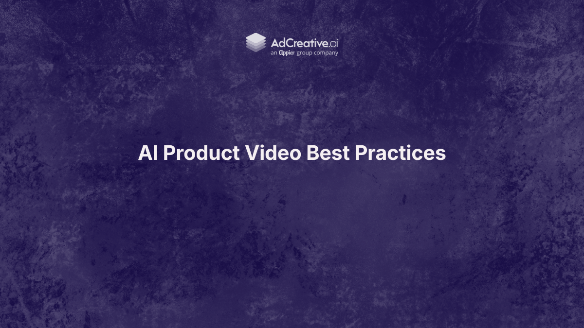 Learn the most effective AI product video best practices for ecommerce advertising, creative testing, audience engagement, and higher campaign performance.
