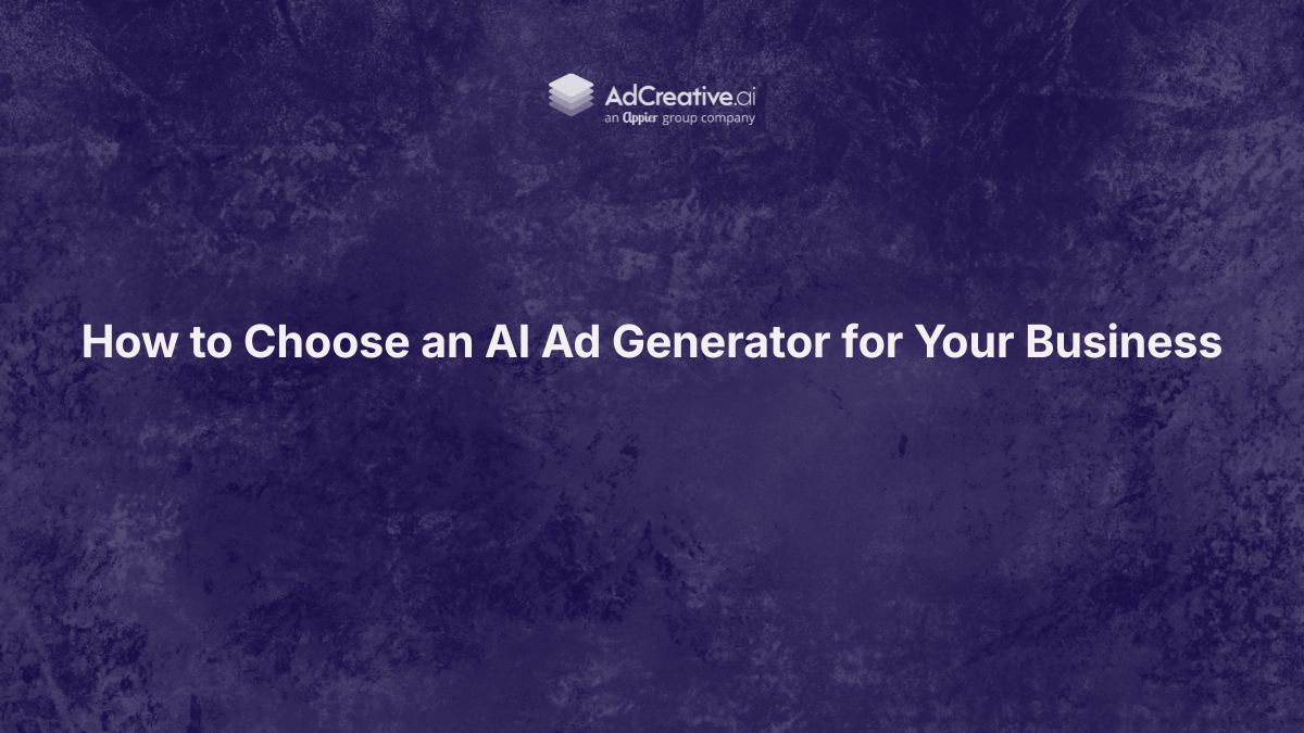 Learn how to choose the right AI ad generator. Discover the key factors marketers should evaluate, from creative quality and scalability to workflow support and advertising performance.