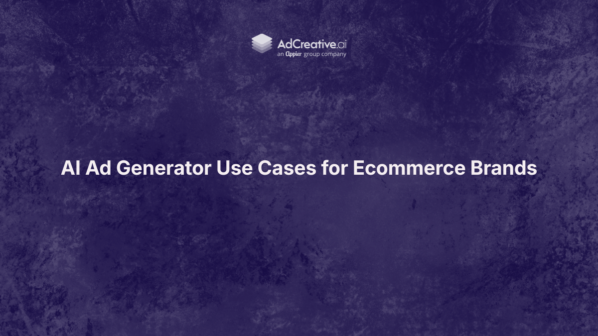 Discover how ecommerce brands use AI ad generators to generate ad creatives, scale advertising campaigns, launch products faster, and improve creative testing across multiple channels.