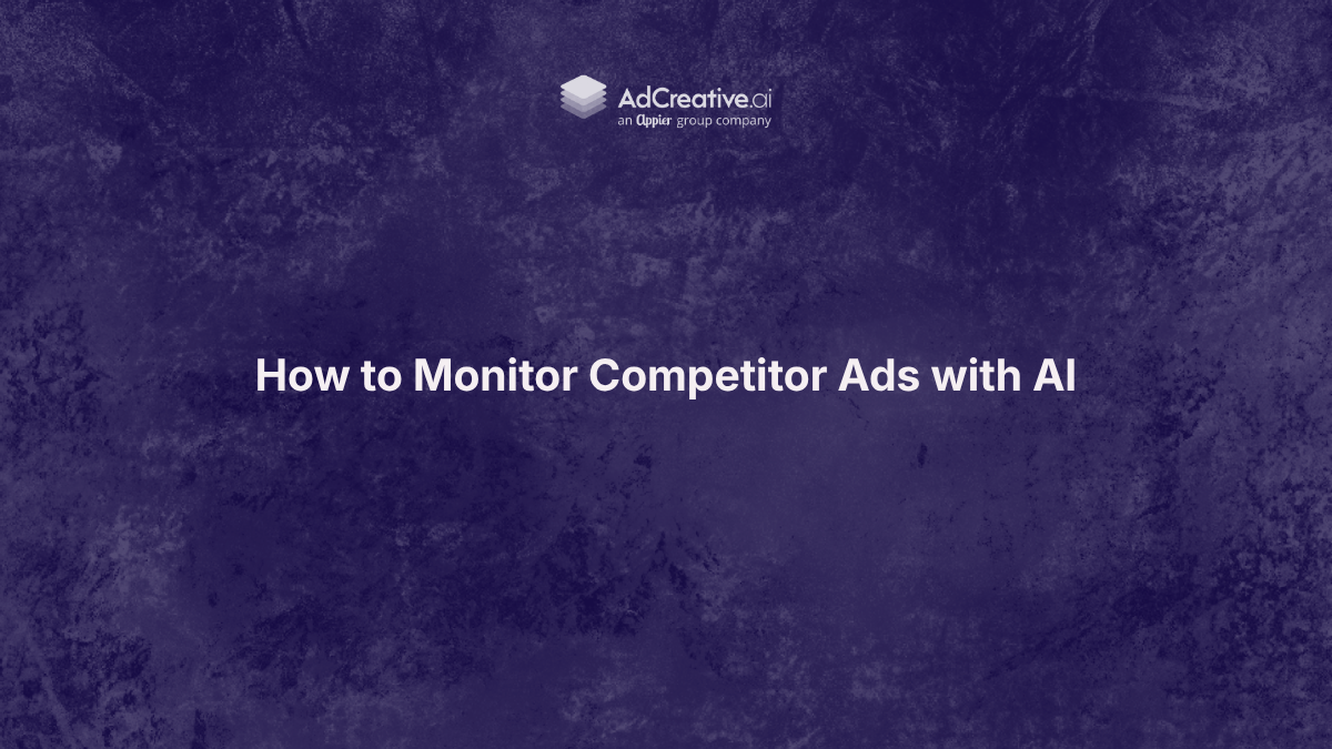 Learn how to monitor competitor ads with AI, what to track, and how to turn competitive ad insights into better creative tests for your own campaigns.