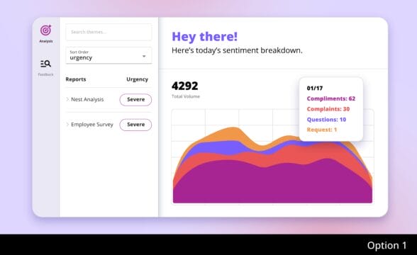 UI design in light background for explainer video