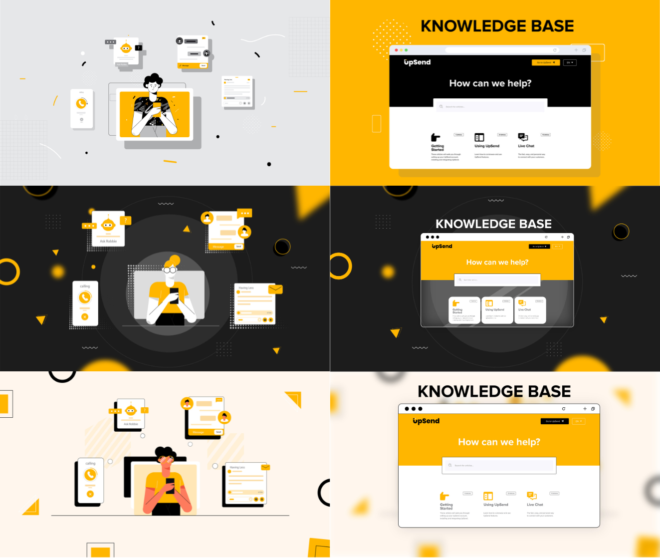 stylescapes for upsend explainer video