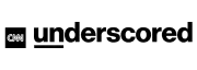 underscore company logo with 'one' in a black rounded rectangle and text 'underscored' in lowercase letters.