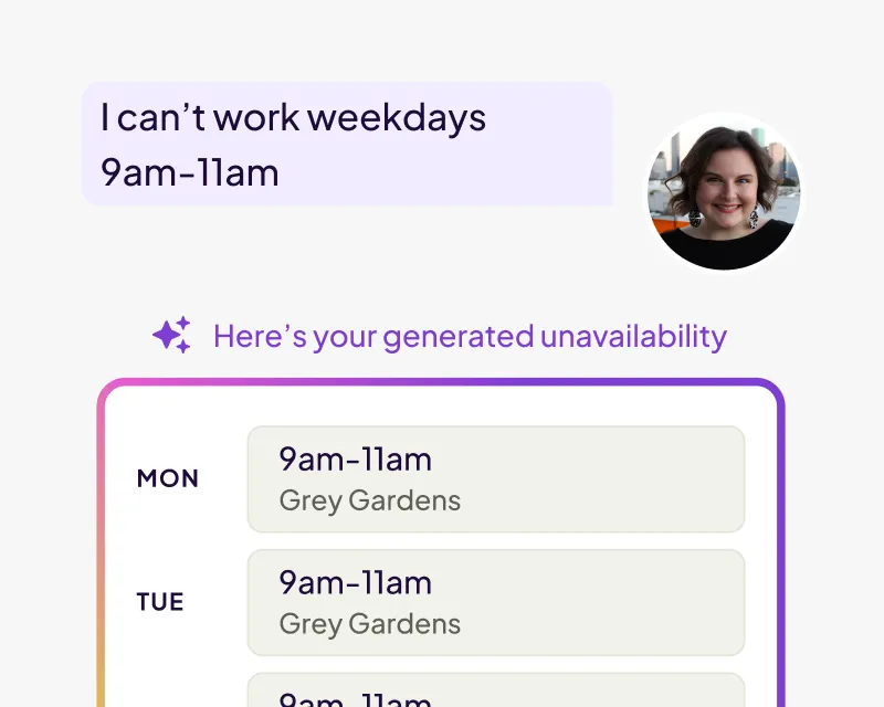 Employee clocking in using Homebase time clock app on mobile device