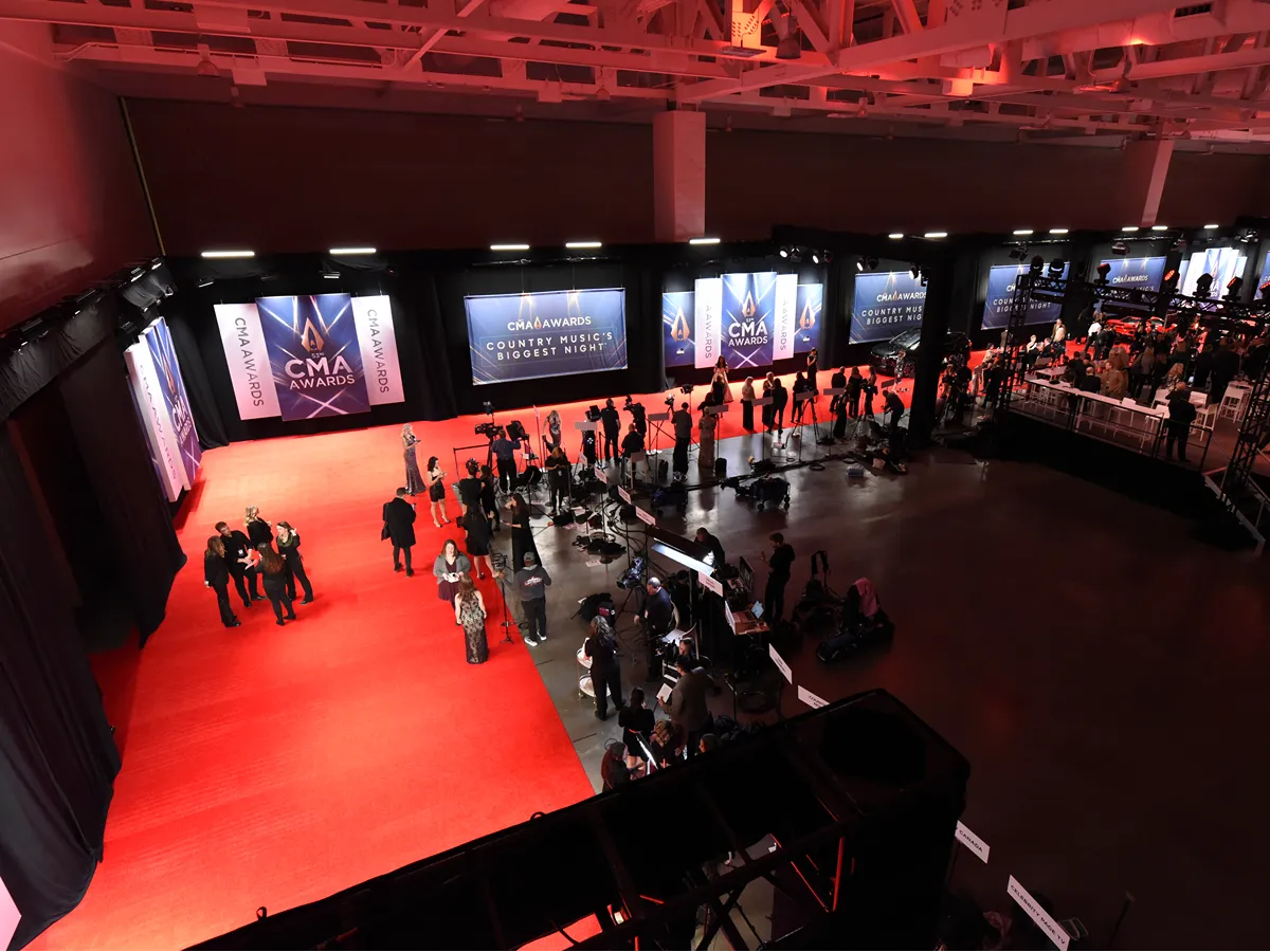 Renderings of the Hangar Club for the NASCAR San Diego weekend. 