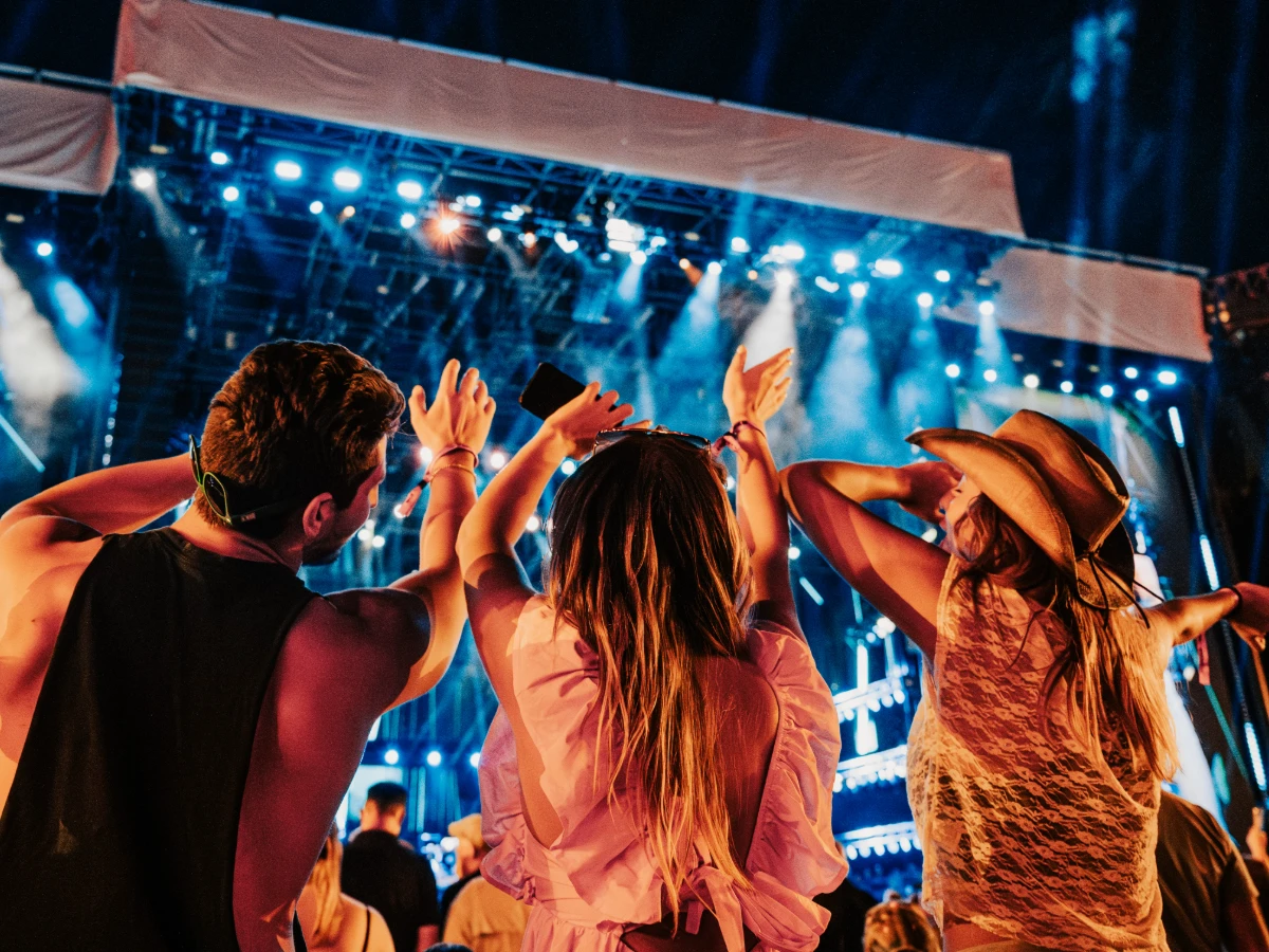 Renderings of the Hangar Club for the NASCAR San Diego weekend.