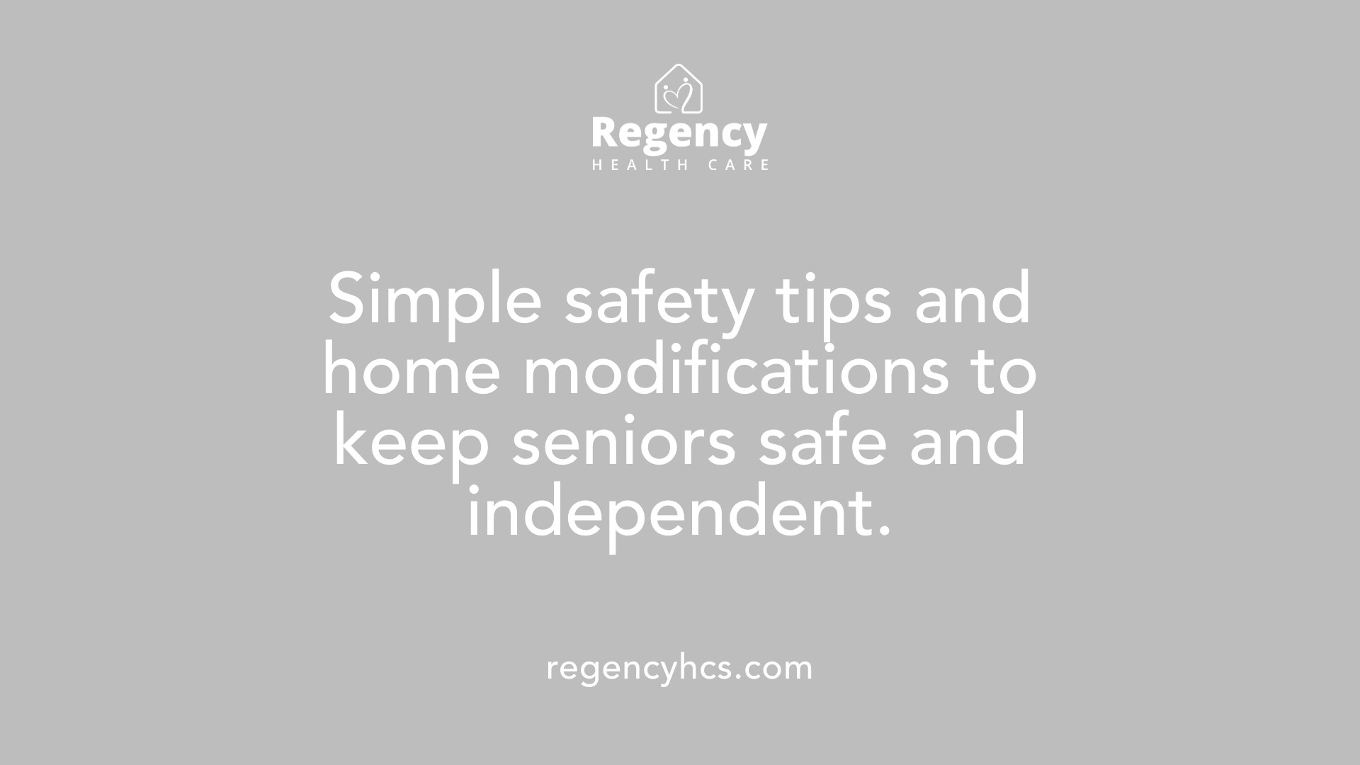 Simple safety tips and home modifications to keep seniors safe and independent.